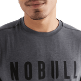 Men's Charcoal NOBULL Tee Collar Angle