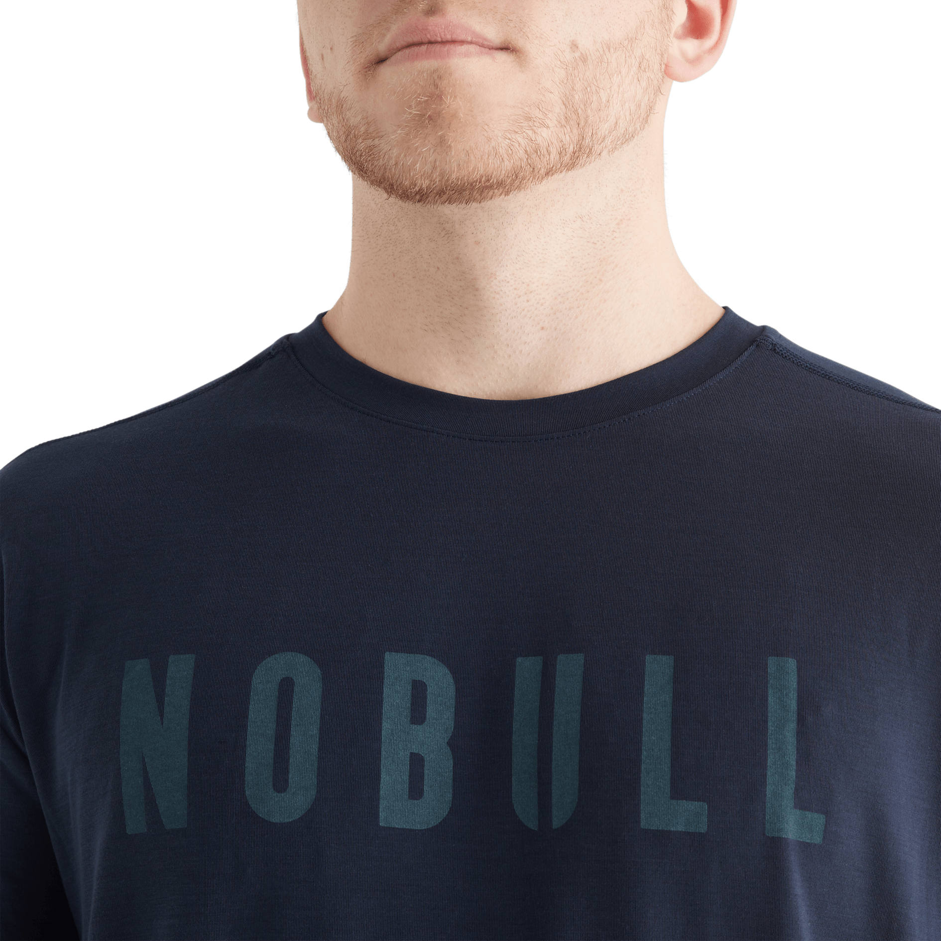 Men's Night Navy NOBULL Tee Collar Angle