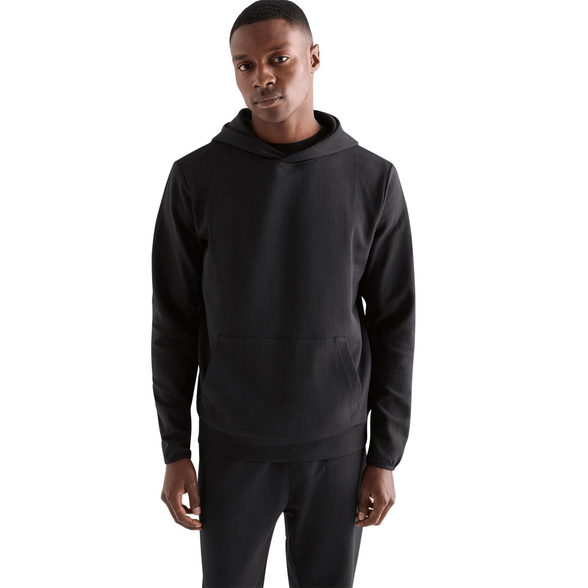 Men's Black Drive Hoodie Front