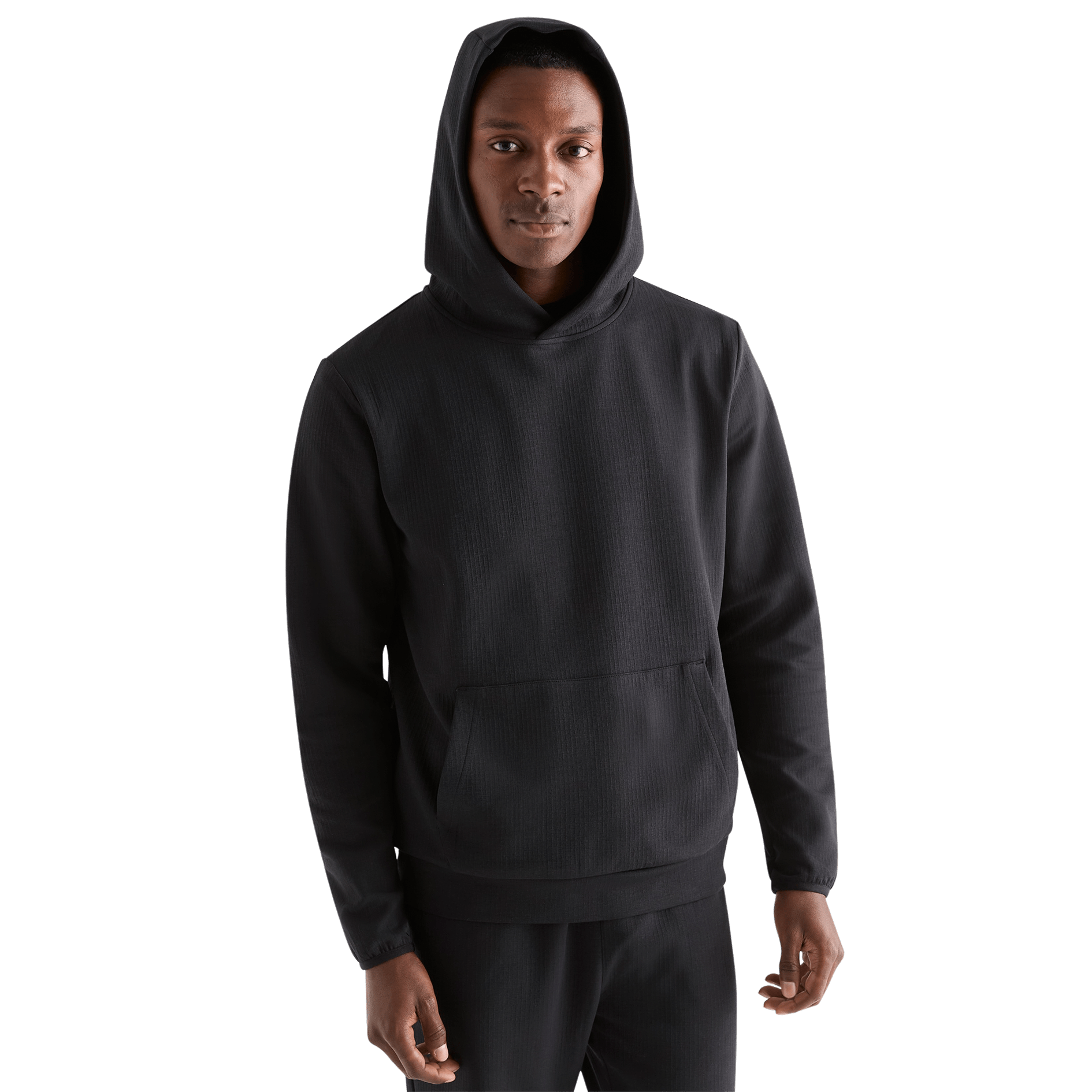 Men's Black Drive Hoodie Front