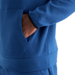 Men's Blue Quartz Drive Hoodie Front Pocket