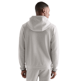 Men's Heather Grey Drive Hoodie on Model Back Angle