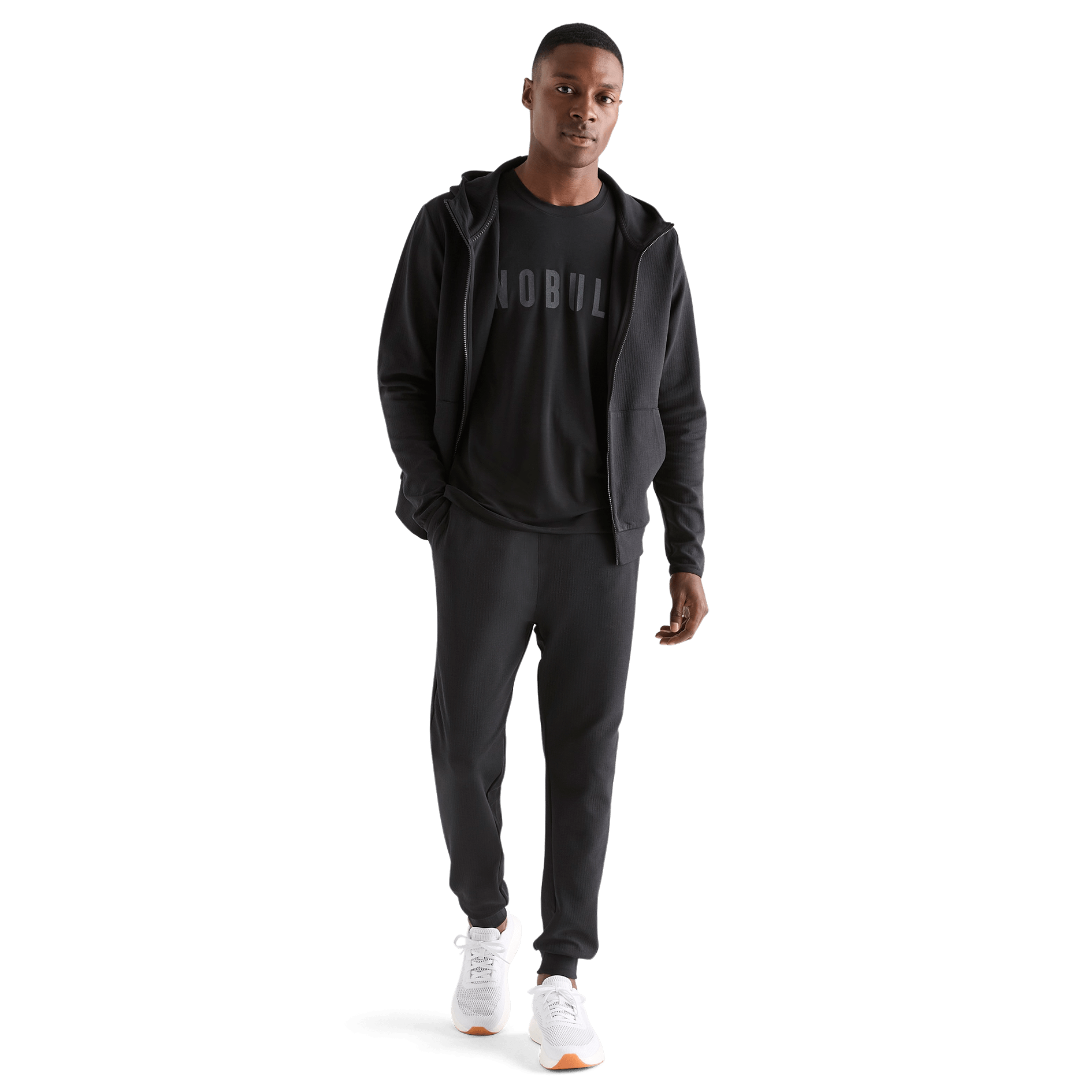 Men's Black Drive Jogger Front
