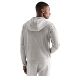 Men's Heather Grey Drive Zip-Up Back