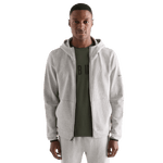 Men's Heather Grey Drive Zip-Up Front