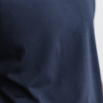 Women's Night Navy Deltapeak® Micro Textured Tee Material Angle