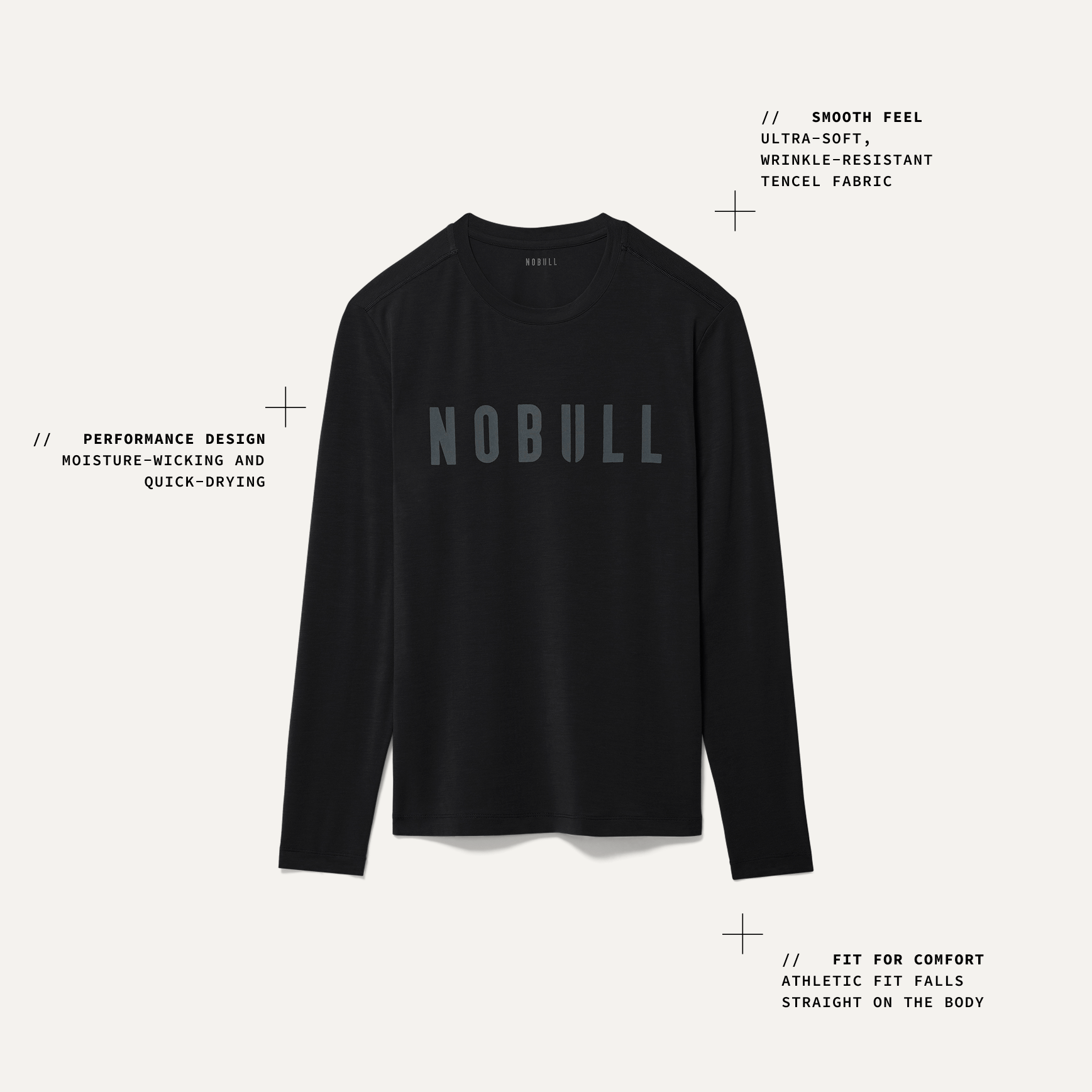 Men's NOBULL Long Sleeve Tee - NOBULL