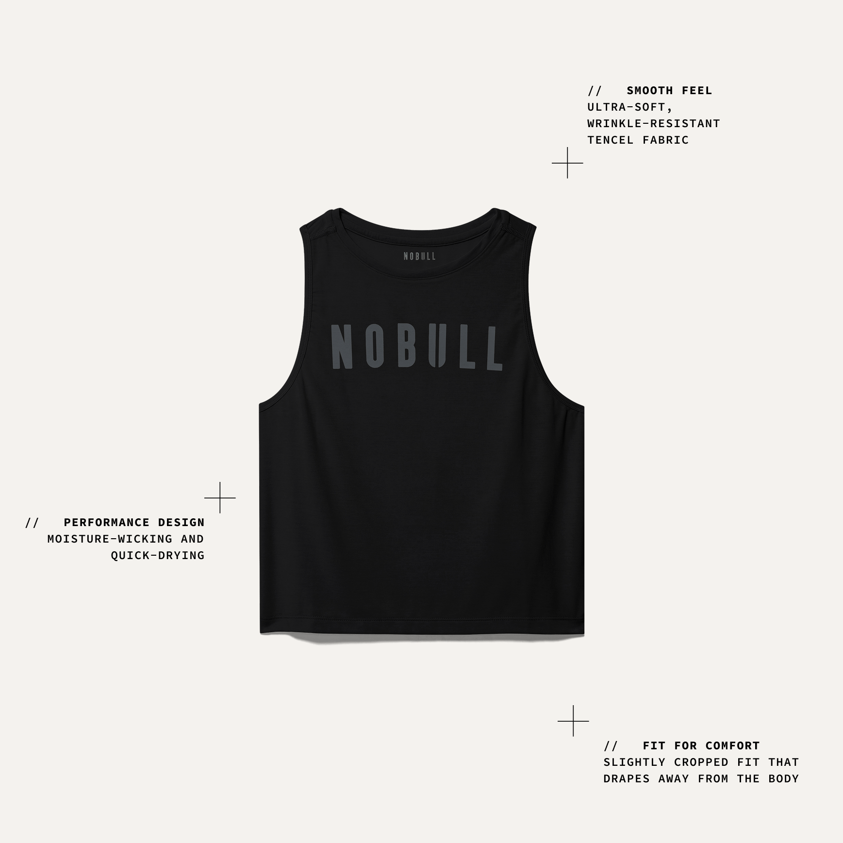 PDP Info Callout Women's Muscle Tank.