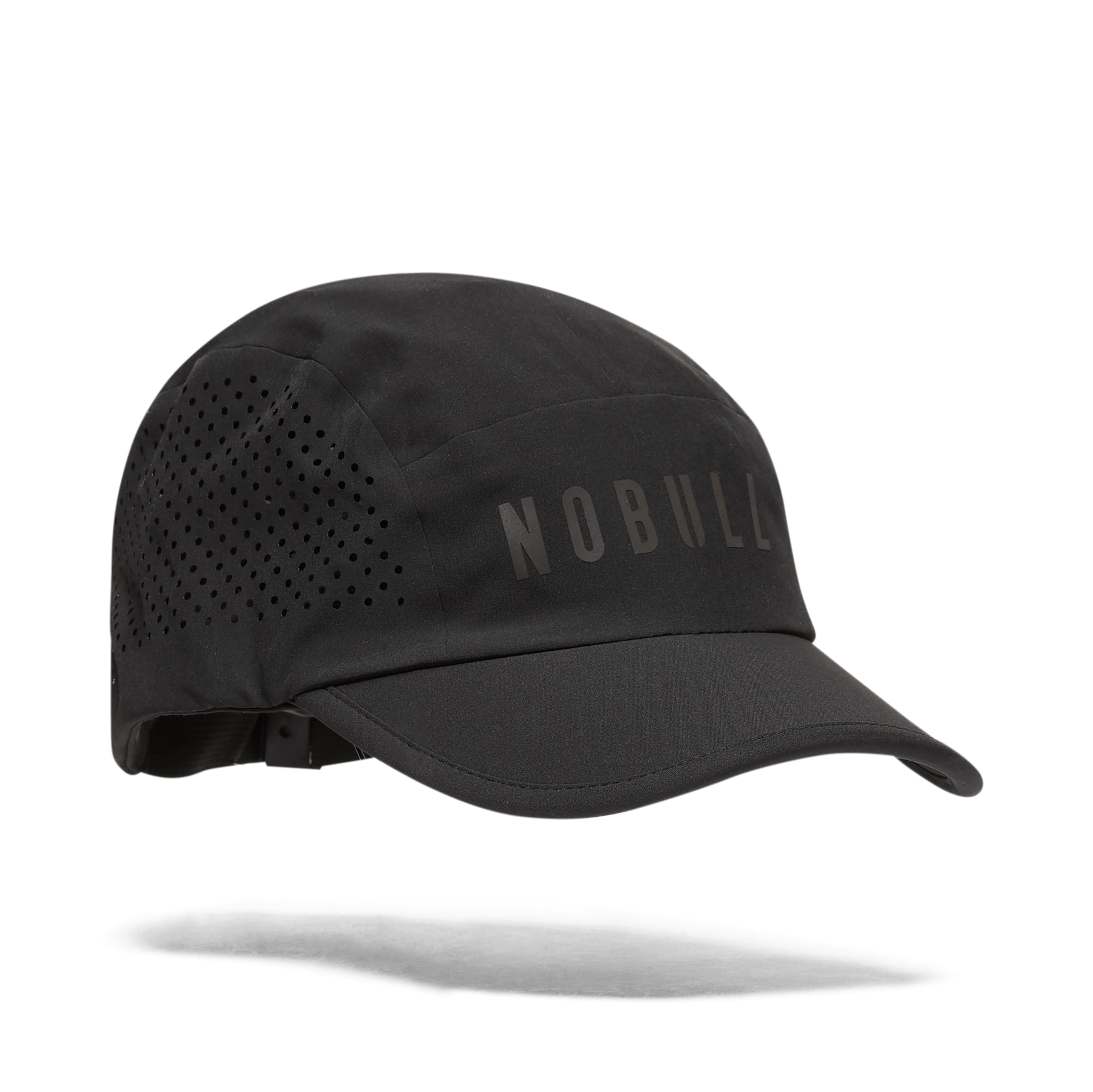 Black Running Hat Front Silhouette Angle