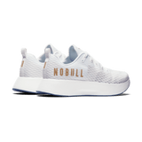 Men's Stadium White Journey Shoes Back Side Angle