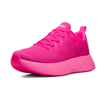 Men's Neon Pink Journey Shoes Front Side Angle
