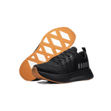Men's Black Gum Journey Shoes Angled