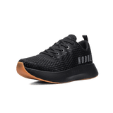 Men's Black Gum Journey Shoes Front Side Angle