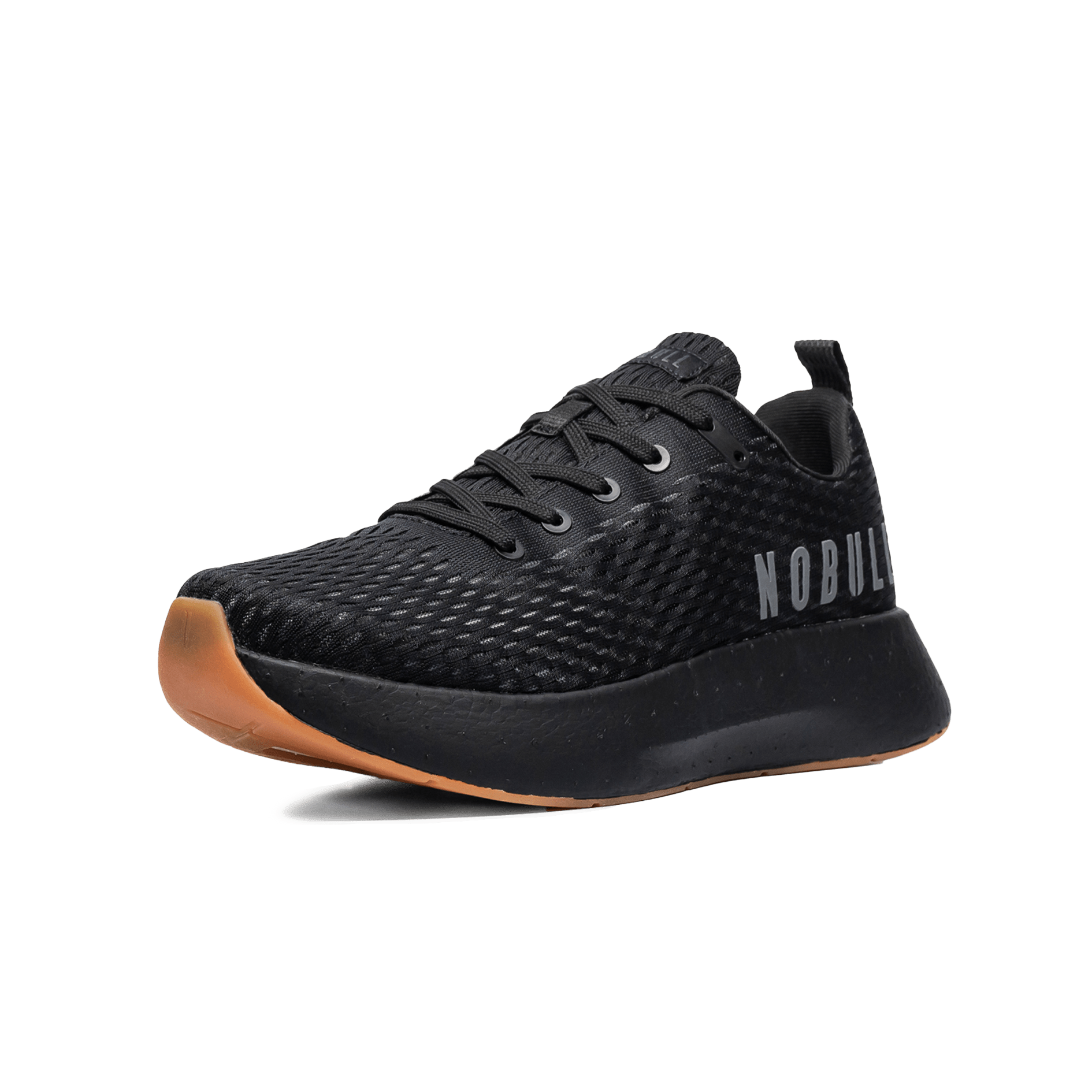 Men's Black Gum Journey Shoes Front Side Angle