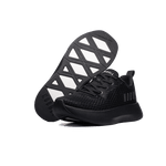 Women's Triple Black Journey Shoes Angled