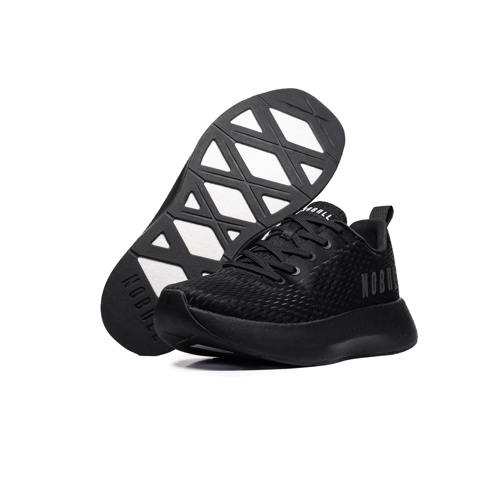 Women's Triple Black Journey Shoes Angled