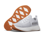 Men's White Journey Shoes Angled