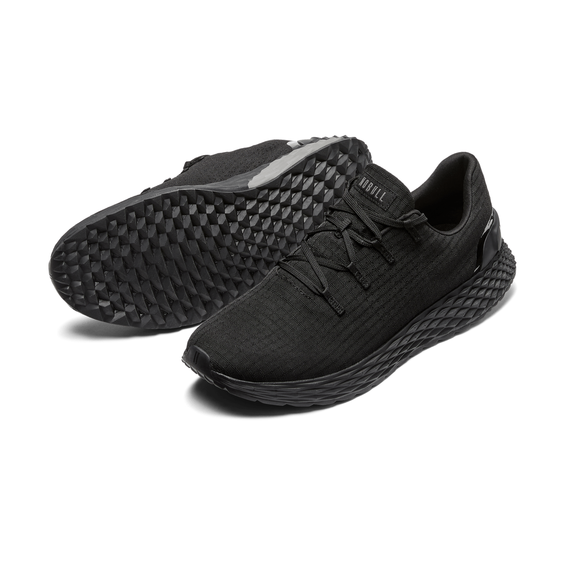 Men's Triple Black Allday Ripstop Shoes Angled