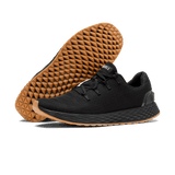 Women's Black Gum Allday Ripstop Shoes Angled