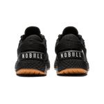 Men's Black Gum Allday Ripstop Shoes Back Angle