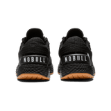 Men's Black Gum Allday Ripstop Shoes Back Angle