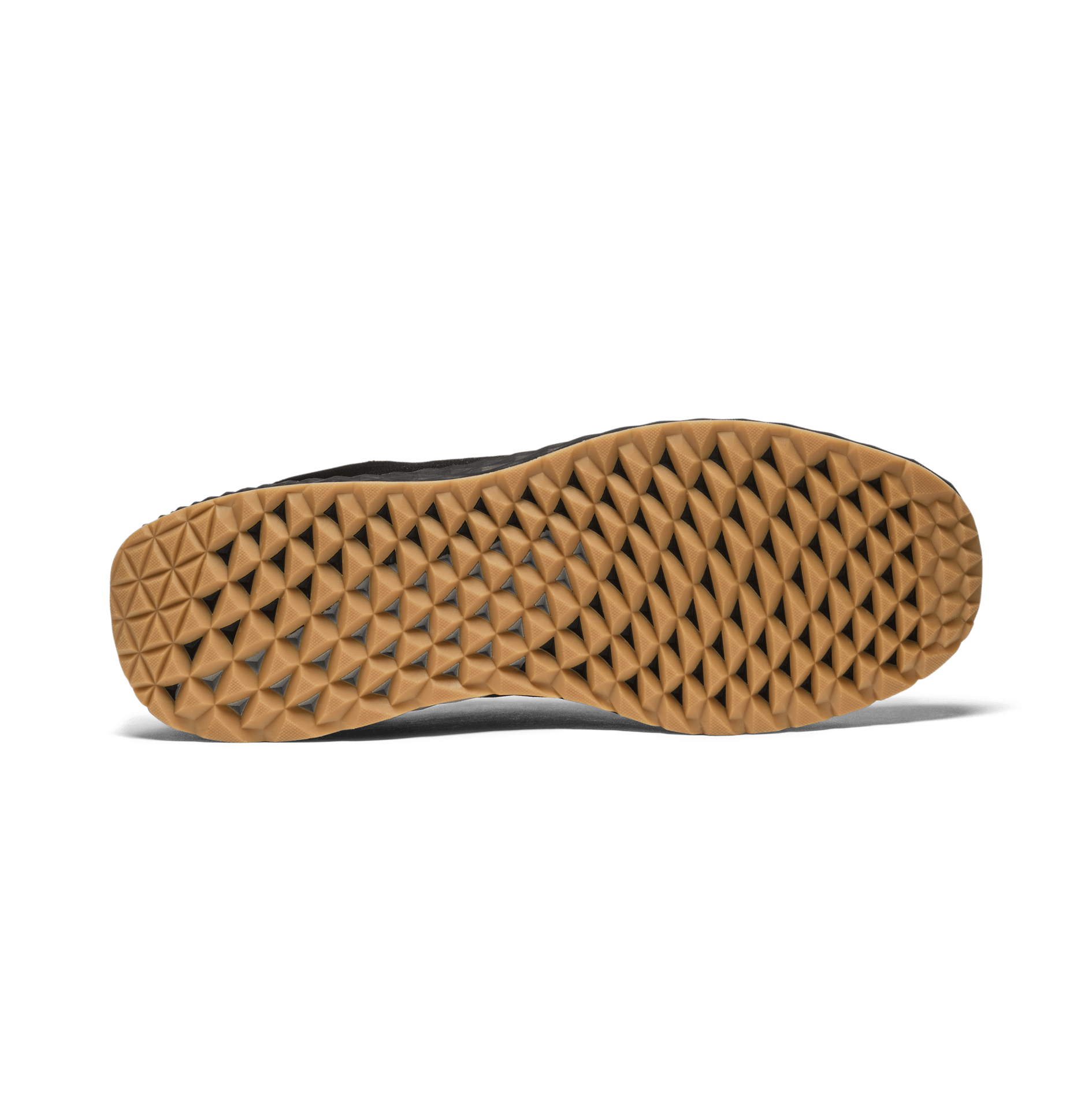 Men's Black Gum Allday Ripstop Shoes Bottom Angle