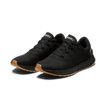 Men's Black Gum Allday Ripstop Shoes Front Side Angle