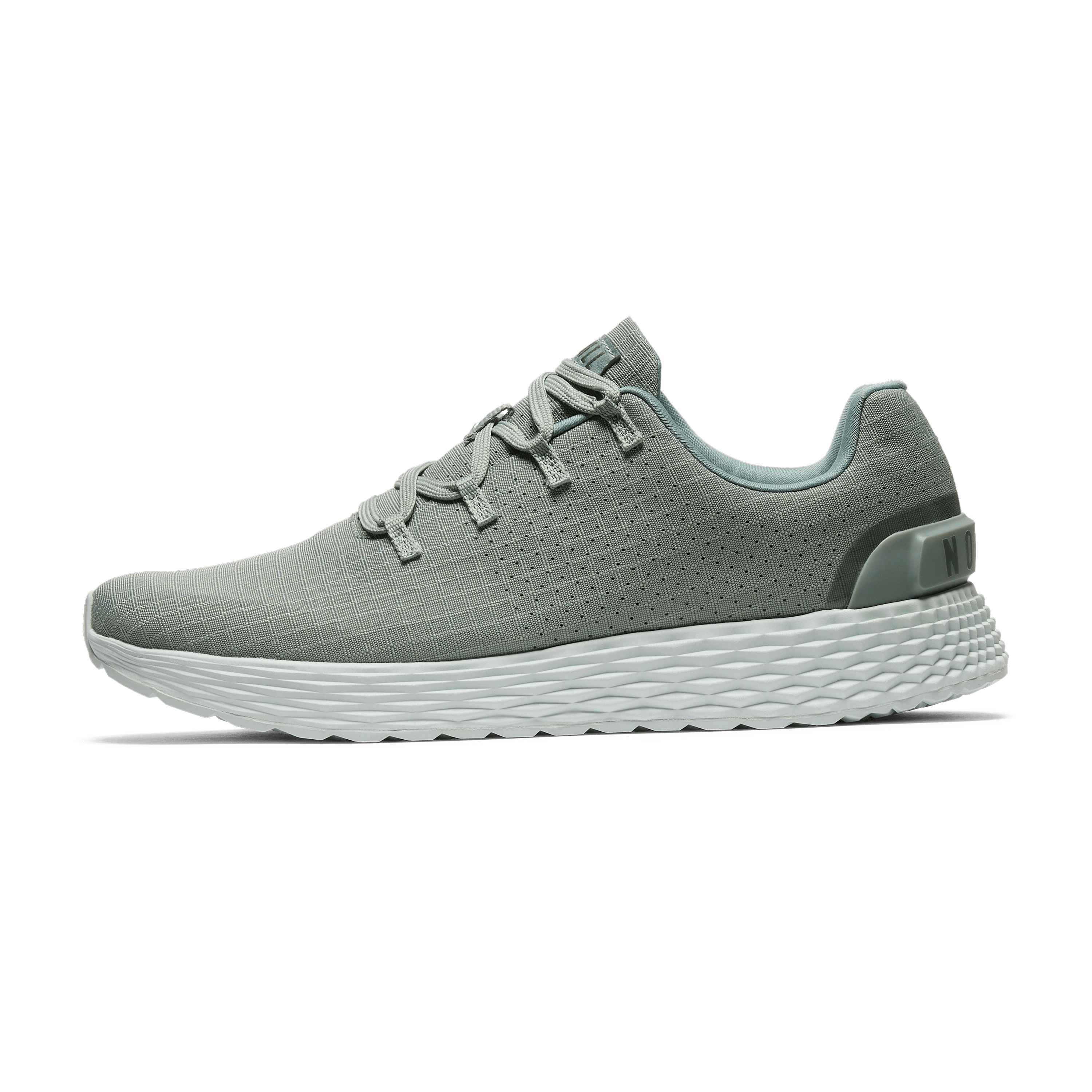 Green Fog Allday Ripstop Shoes Side Angle.