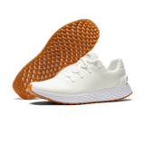 Women's White Gum Allday Ripstop Shoes Angled
