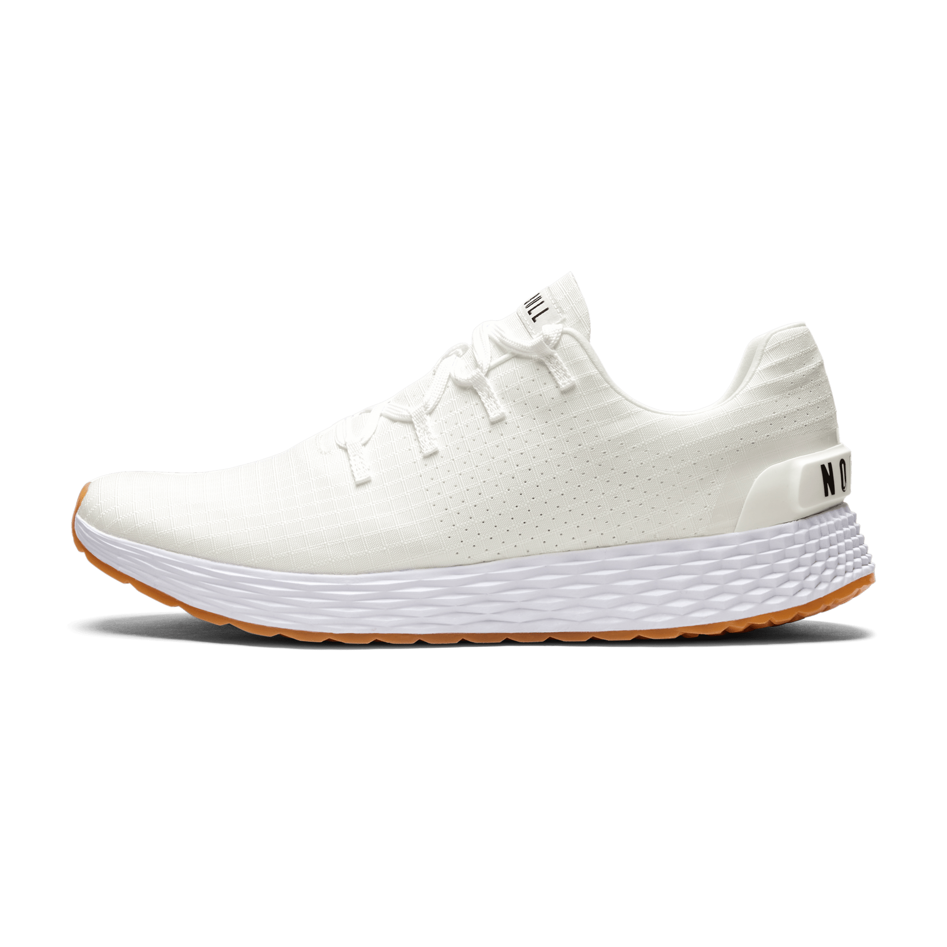Women's White Gum Allday Ripstop Shoes Side Angle