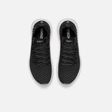 Women's Black Drive Knit Shoes Above Angle