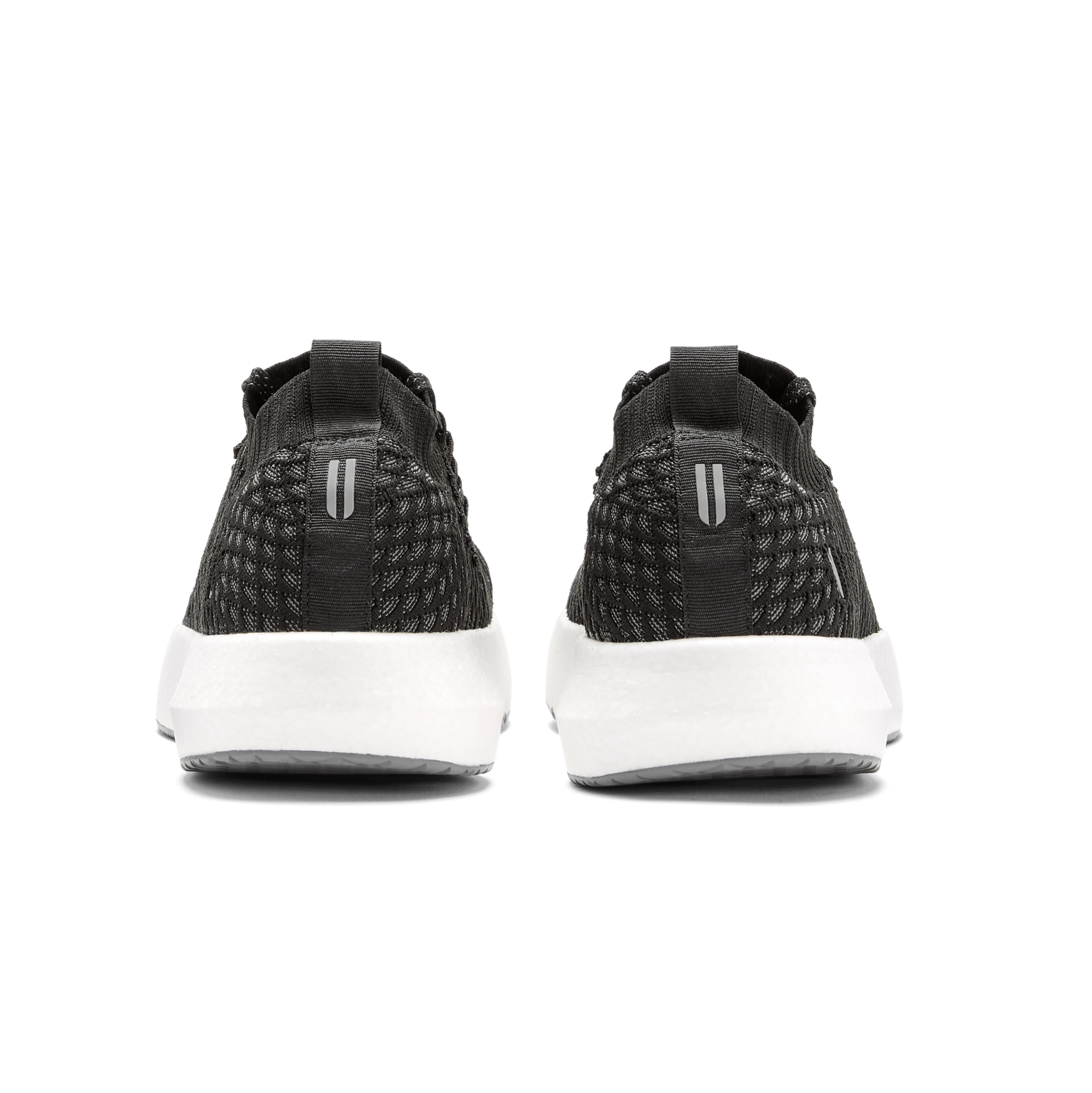 Men's Black Drive Knit Shoes Back Angle