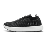 Women's Black Drive Knit Shoes Side Angle
