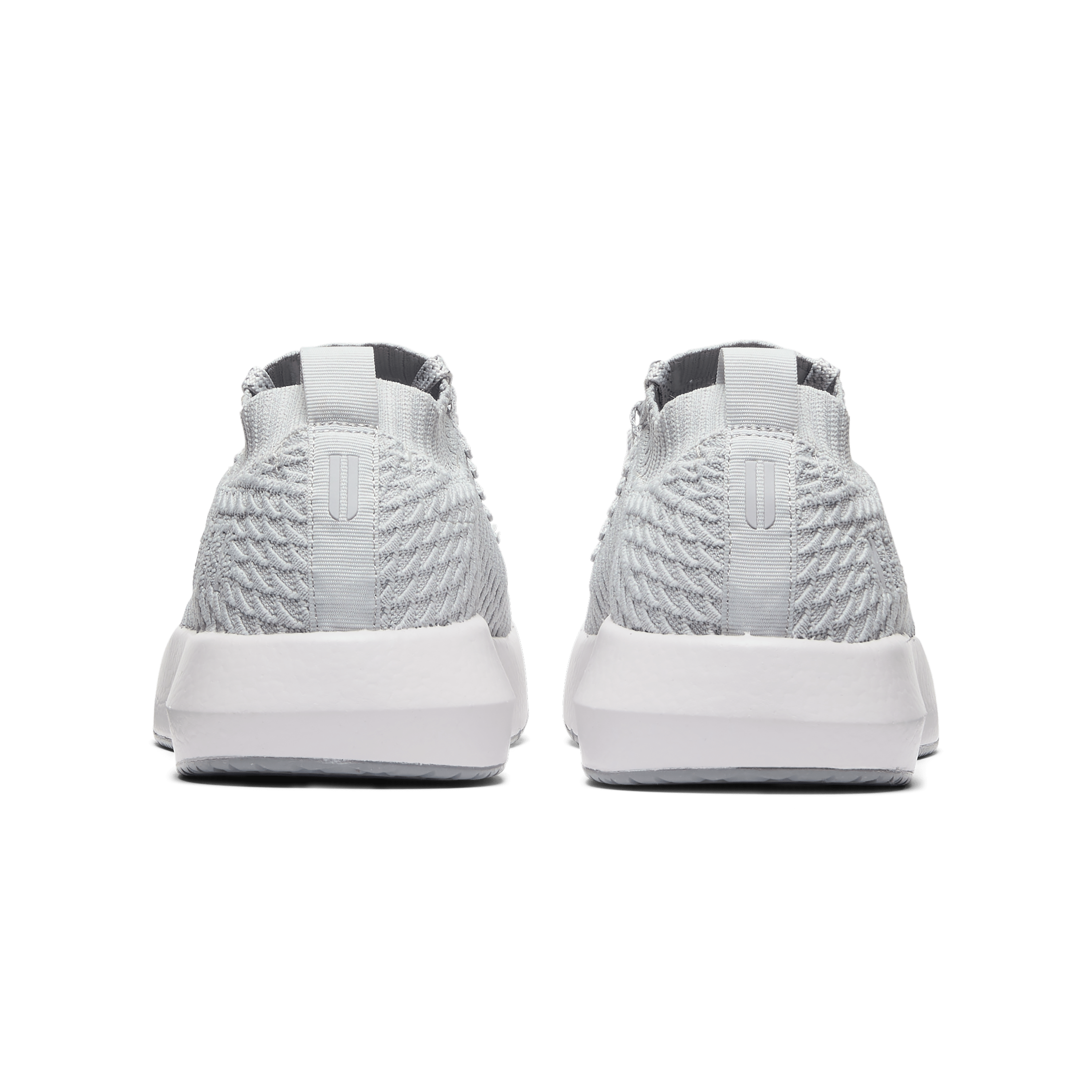 Crater Grey Drive Knit Shoes Back Angle