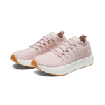 Dusty Rose Drive Knit Shoes Front Side Angle
