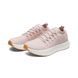 Dusty Rose Drive Knit Shoes Front Side Angle
