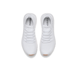 Men's White Drive Knit Shoes Above Angle