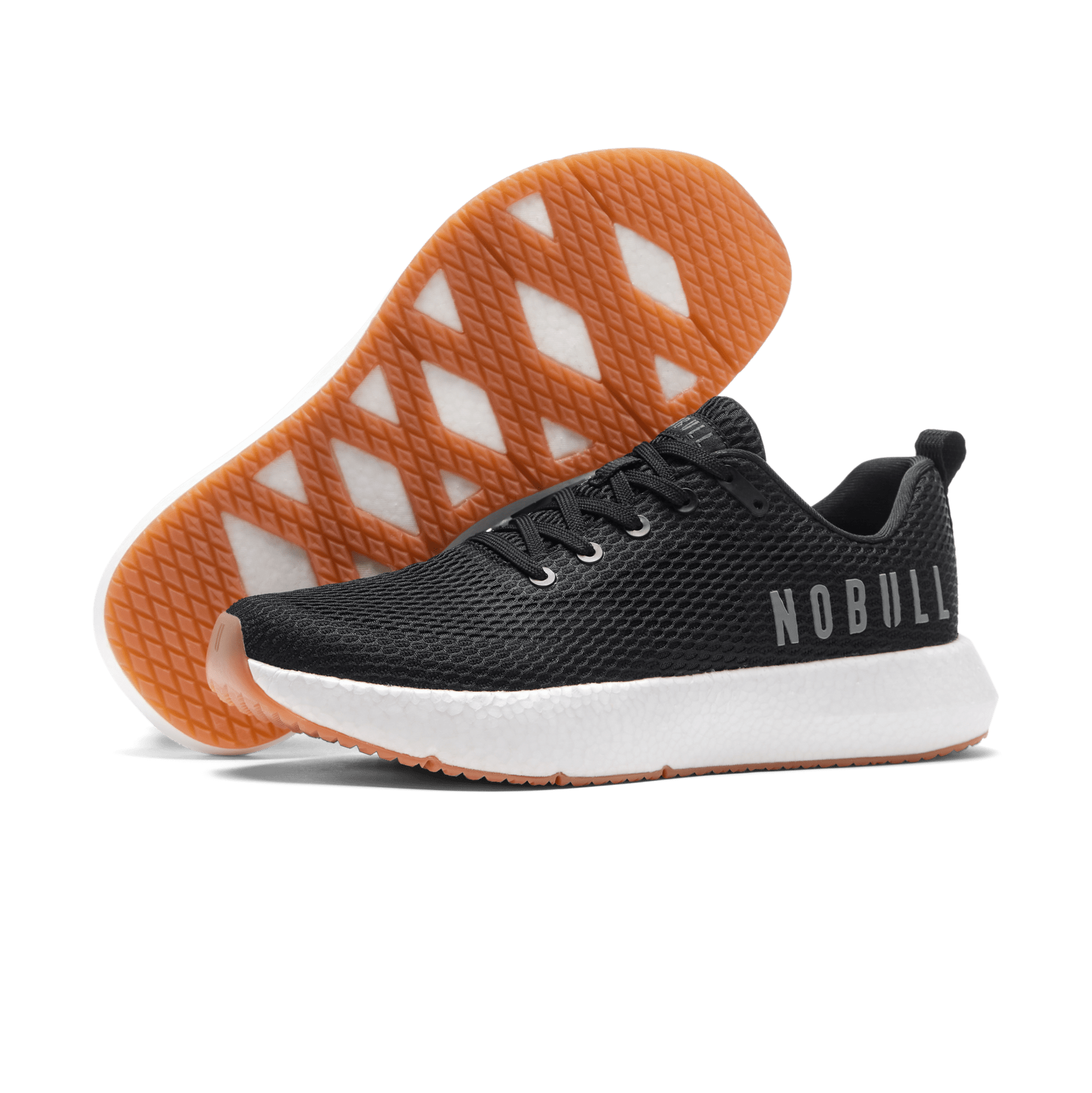 Men's Black Drive Mesh Shoes Angled