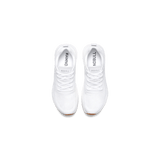 Men's White Gum Drive Mesh Shoes Above Angle