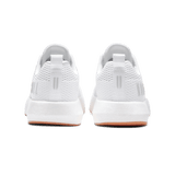 Women's White Drive Mesh Shoes Back Angle