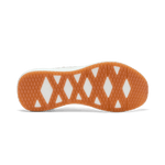 Men's White Gum Drive Mesh Shoes Bottom Angle