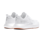 Women's White Drive Mesh Shoes Back Side Angle
