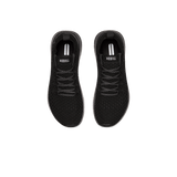 Women's Triple Black Drive Knit Shoes Above Angle