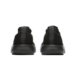 Women's Triple Black Drive Knit Shoes Back Angle