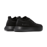 Men's Triple Black Drive Knit Shoes Black Side Angle