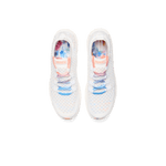 Men's White Peach Allday Knit Shoes Above Angle.