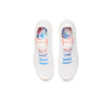 Men's White Peach Allday Knit Shoes Above Angle.