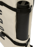 Ivory NOBULL Waxed Canvas Duffleback Water Bottle Sleeve Angle