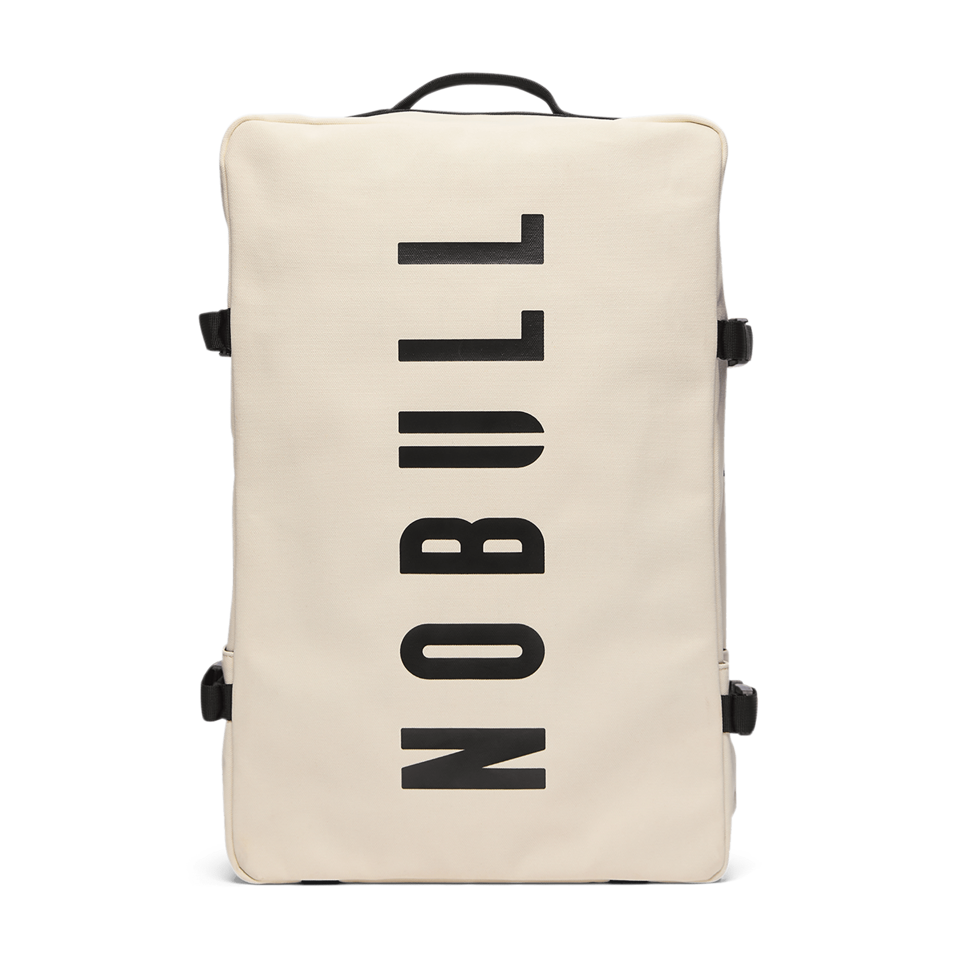 Ivory NOBULL Waxed Canvas Duffleback Front Angle