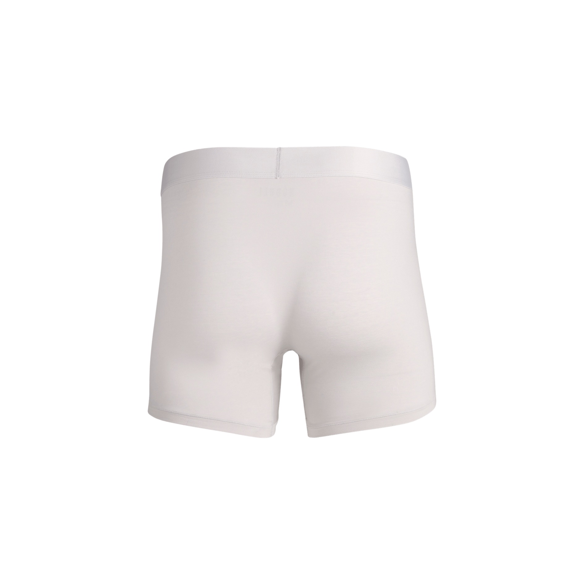 Men's Light Grey Allday Boxer Brief 5" Back Silhouette Angle